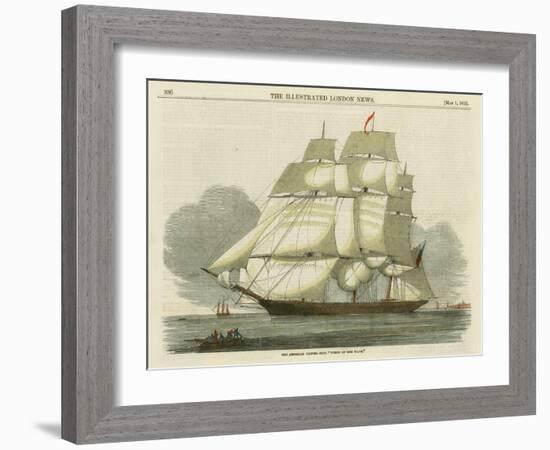 Antique Clipper Ship II-null-Framed Art Print