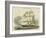 Antique Clipper Ship II-null-Framed Art Print