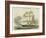 Antique Clipper Ship II-null-Framed Art Print