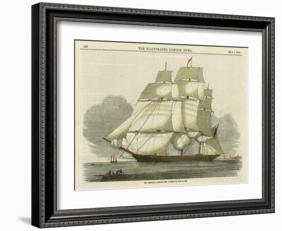 Antique Clipper Ship II-null-Framed Art Print