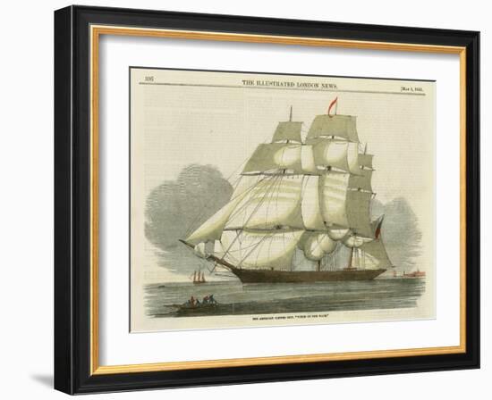 Antique Clipper Ship II-null-Framed Art Print