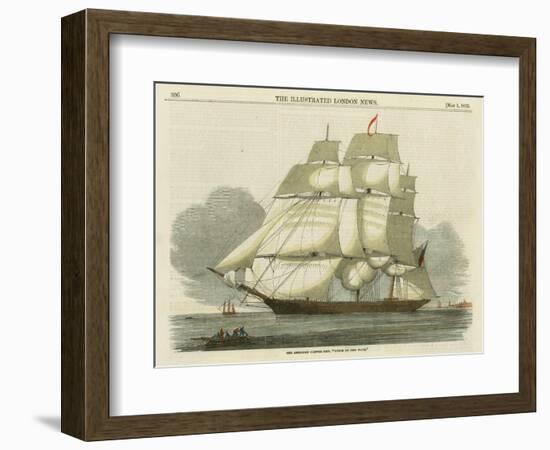 Antique Clipper Ship II-null-Framed Art Print