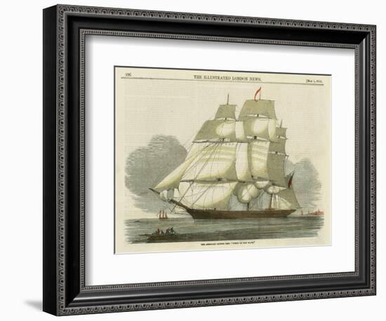 Antique Clipper Ship II-null-Framed Art Print