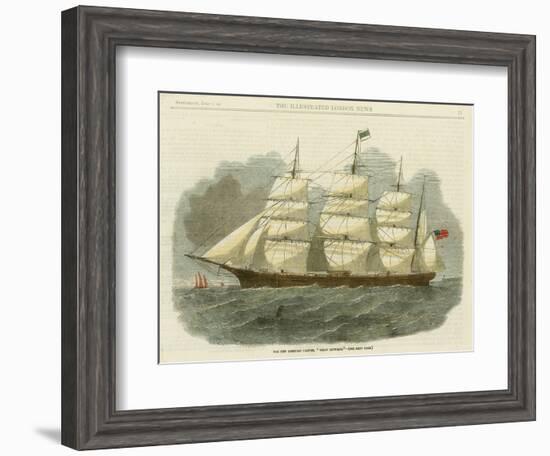 Antique Clipper Ship IV-null-Framed Art Print