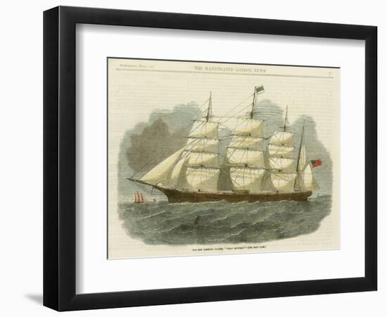 Antique Clipper Ship IV-null-Framed Art Print