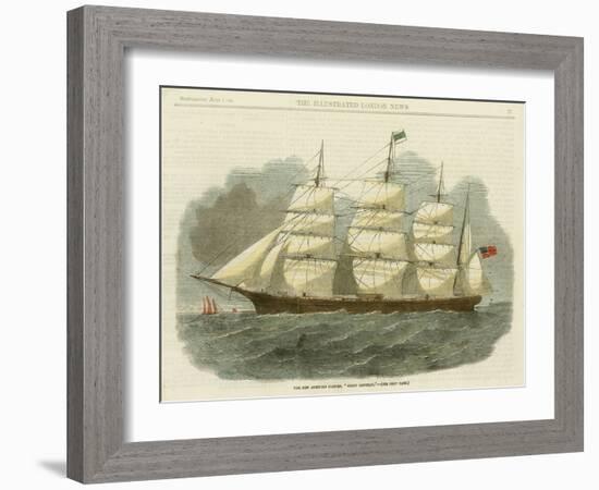 Antique Clipper Ship IV-null-Framed Art Print