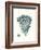 Antique Coastal Coral X-Johann Esper-Framed Art Print