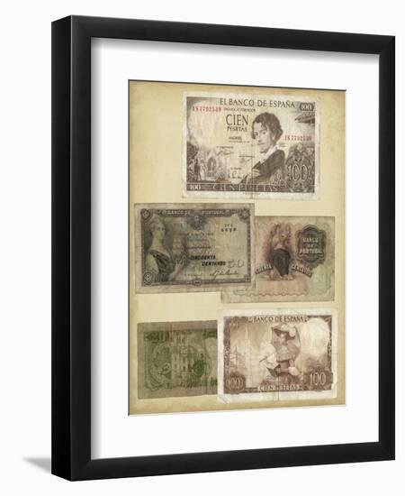 Antique Currency I-Vision Studio-Framed Art Print