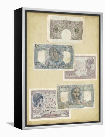 Antique Currency II-Vision Studio-Framed Stretched Canvas