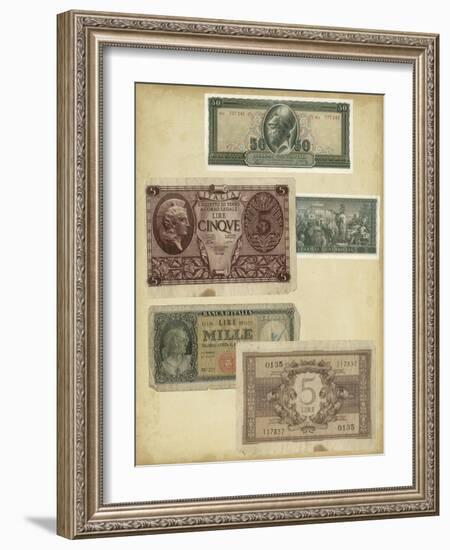 Antique Currency IV-Vision Studio-Framed Art Print