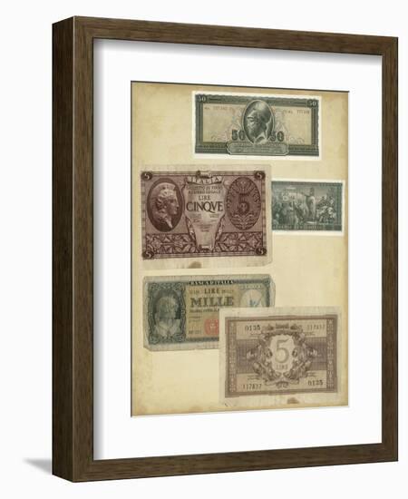 Antique Currency IV-Vision Studio-Framed Art Print