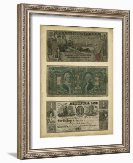 Antique Currency V-Vision Studio-Framed Art Print