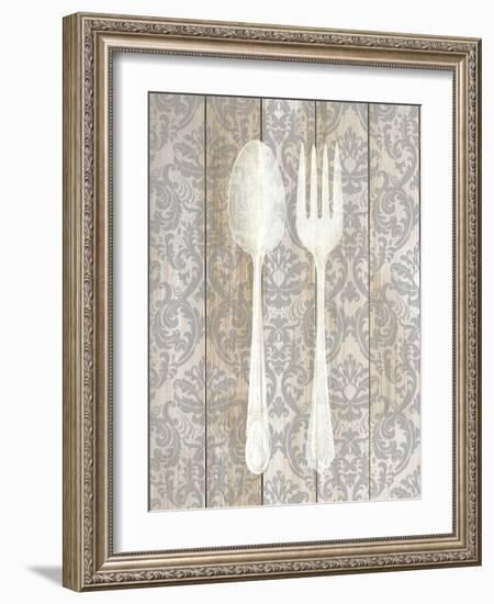 Antique Cutlery 1-Kimberly Allen-Framed Art Print