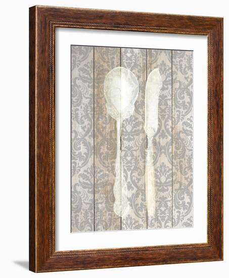 Antique Cutlery 2-Kimberly Allen-Framed Art Print