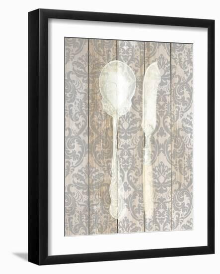 Antique Cutlery 2-Kimberly Allen-Framed Art Print