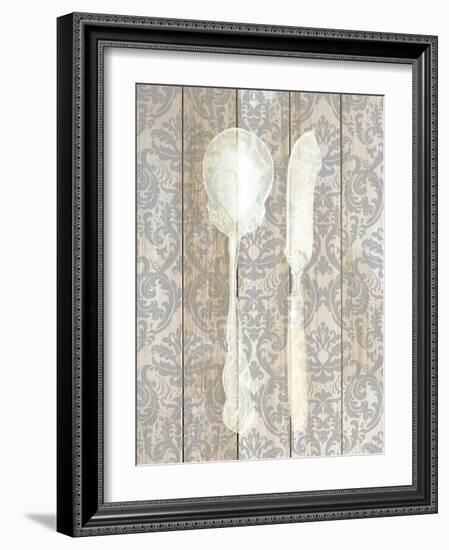 Antique Cutlery 2-Kimberly Allen-Framed Art Print