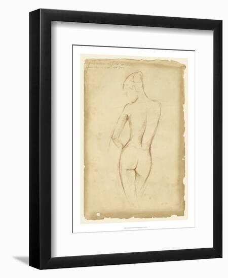 Antique Figure Study II-Ethan Harper-Framed Art Print