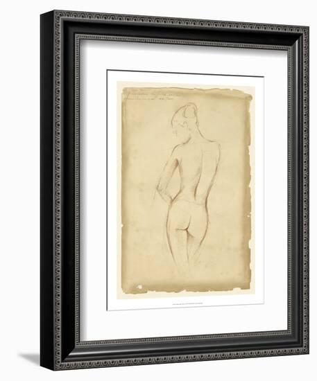 Antique Figure Study II-Ethan Harper-Framed Art Print