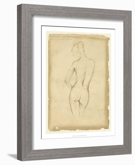 Antique Figure Study II-Ethan Harper-Framed Art Print