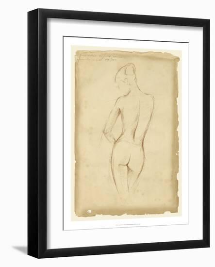 Antique Figure Study II-Ethan Harper-Framed Art Print