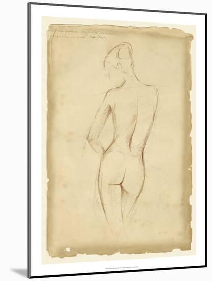 Antique Figure Study II-Ethan Harper-Mounted Art Print