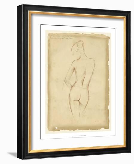 Antique Figure Study II-Ethan Harper-Framed Art Print