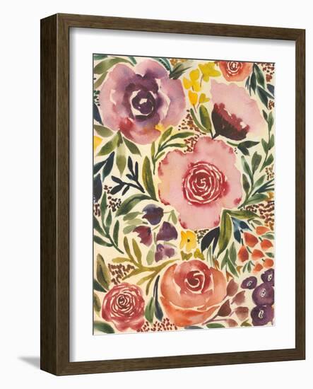 Antique Garden I-Cheryl Warrick-Framed Art Print