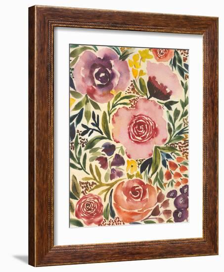 Antique Garden I-Cheryl Warrick-Framed Art Print