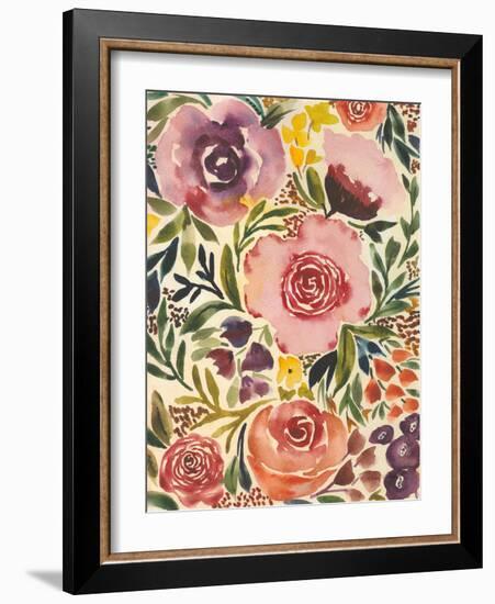 Antique Garden I-Cheryl Warrick-Framed Art Print