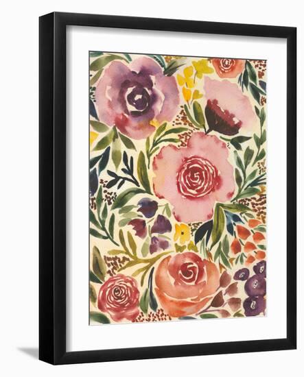 Antique Garden I-Cheryl Warrick-Framed Art Print