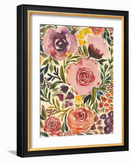 Antique Garden I-Cheryl Warrick-Framed Art Print