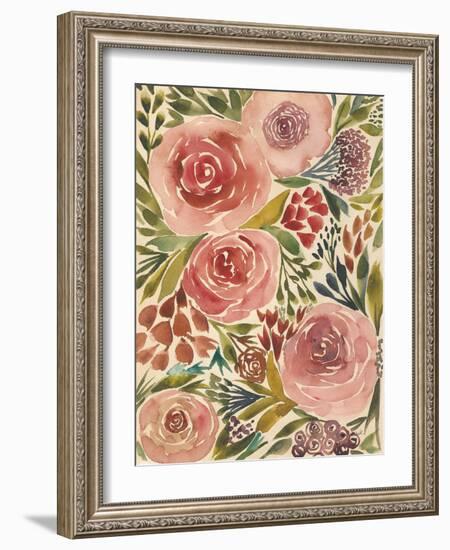 Antique Garden II-Cheryl Warrick-Framed Art Print