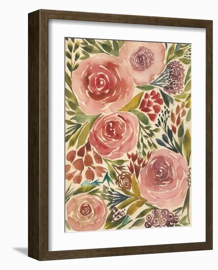 Antique Garden II-Cheryl Warrick-Framed Art Print