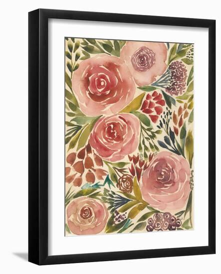 Antique Garden II-Cheryl Warrick-Framed Art Print