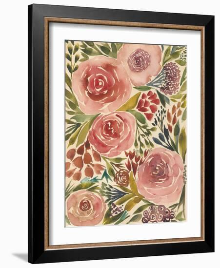 Antique Garden II-Cheryl Warrick-Framed Art Print