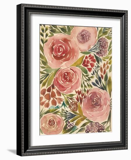 Antique Garden II-Cheryl Warrick-Framed Art Print