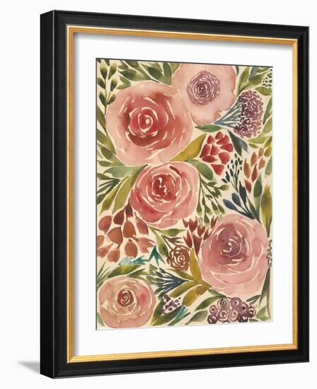 Antique Garden II-Cheryl Warrick-Framed Art Print