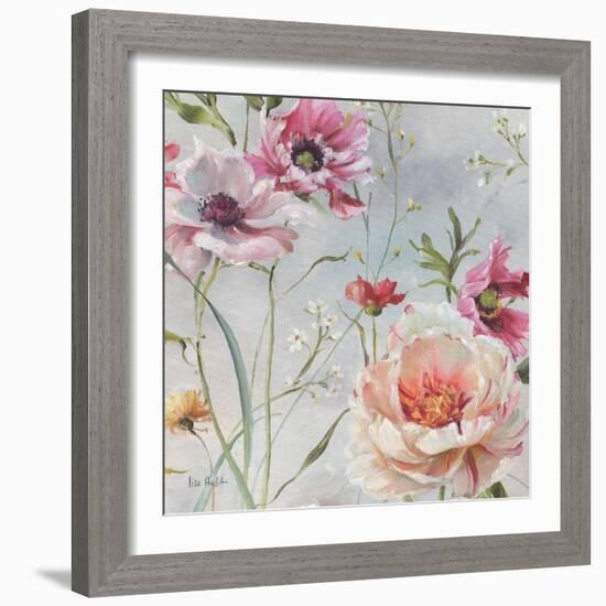 Antique Garden III-Lisa Audit-Framed Art Print