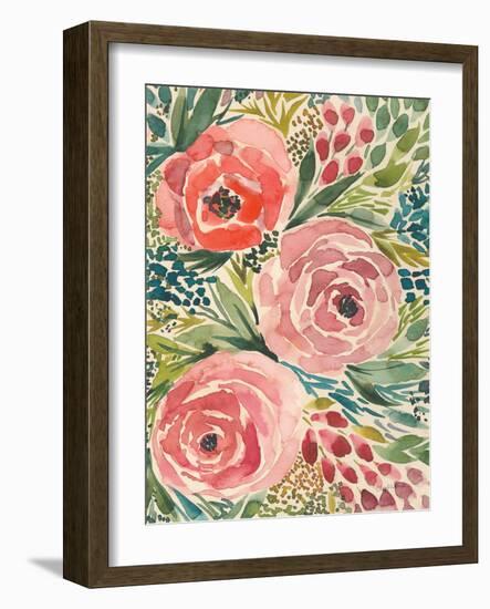 Antique Garden III-Cheryl Warrick-Framed Art Print