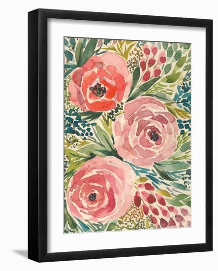 Antique Garden III-Cheryl Warrick-Framed Art Print