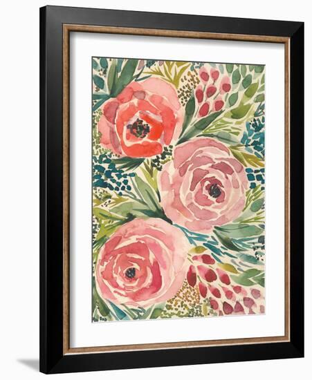 Antique Garden III-Cheryl Warrick-Framed Art Print