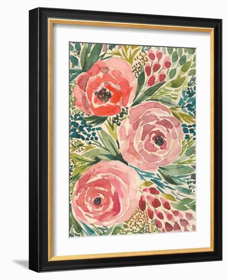 Antique Garden III-Cheryl Warrick-Framed Art Print