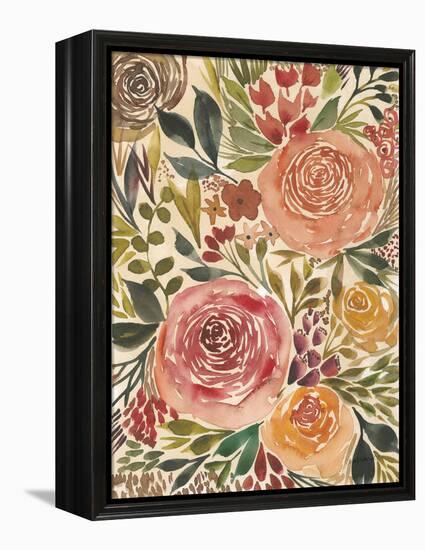 Antique Garden IV-Cheryl Warrick-Framed Stretched Canvas