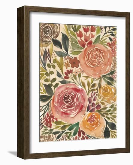 Antique Garden IV-Cheryl Warrick-Framed Art Print