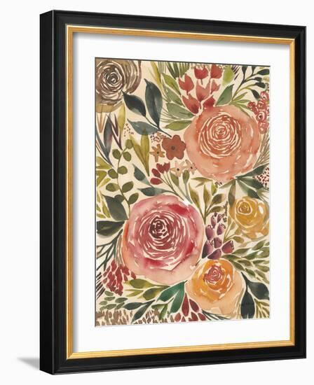 Antique Garden IV-Cheryl Warrick-Framed Art Print