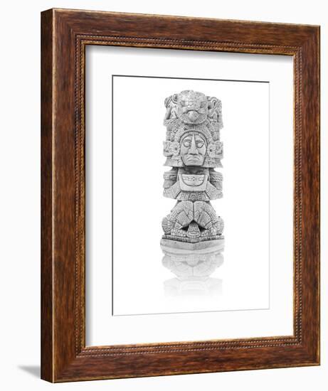 Antique Inca Statue-null-Framed Premium Giclee Print