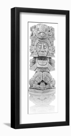 Antique Inca Statue-null-Framed Art Print