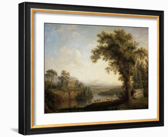 Antique Landscape with the Phaethon's Tomb, 1785-Jacob Philipp Hackert-Framed Giclee Print