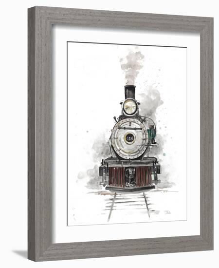 Antique Locomotive-Patricia Pinto-Framed Art Print