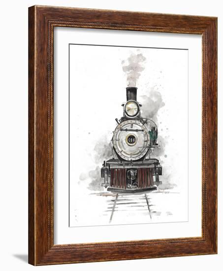 Antique Locomotive-Patricia Pinto-Framed Art Print